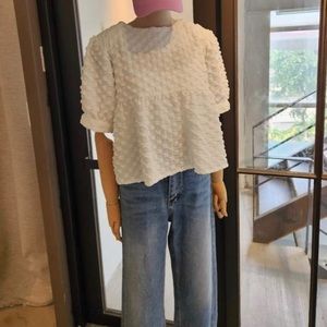 Brand new Puffy chiffon Top